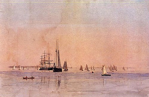 Drifting, 1875, Thomas Eakins