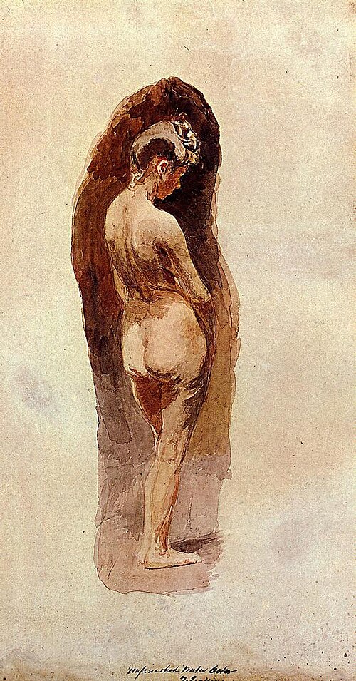 Female Nude, 1884, Thomas Eakins