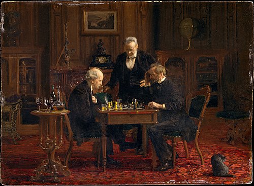 Les Joueurs d'échecs, 1876, Thomas Eakins