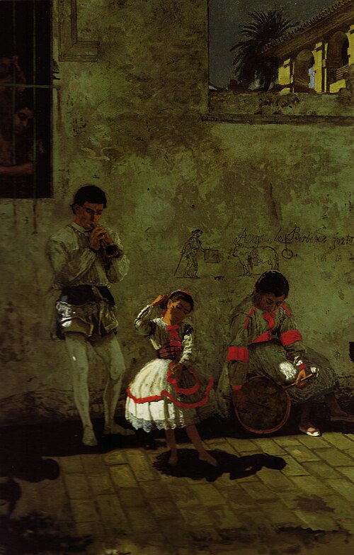 A Street Scene in Seville, 1870, Thomas Eakins