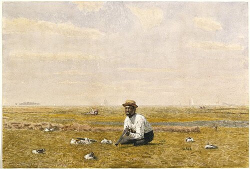 Whistling for Plover, 1874, Thomas Eakins