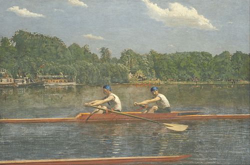 The Biglin Brothers Racing, 1872, Thomas Eakins