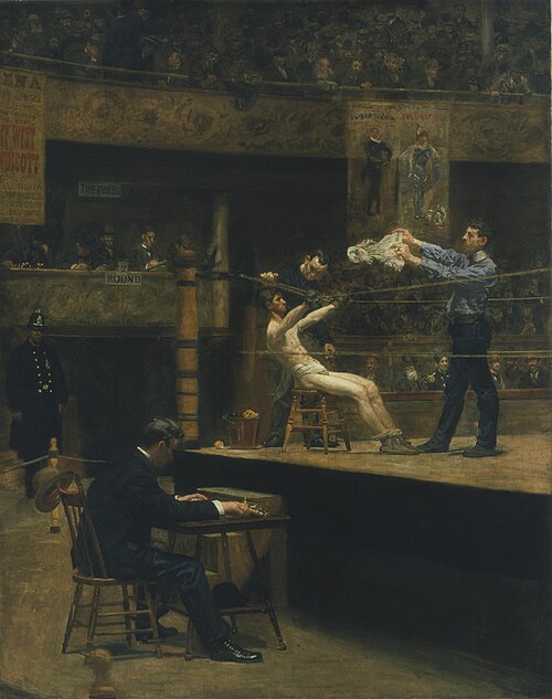 Between Rounds, 1898, Thomas Eakins