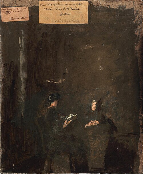 Figures assises, 1886, Thomas Eakins