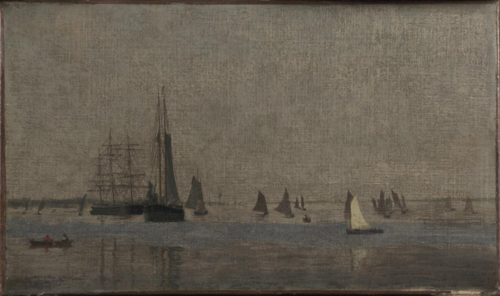 Navires et Bateaux sur le Delaware, 1874, Thomas Eakins
