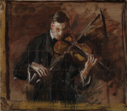 Esquisse pour Musique (Le Violoniste), 1904, Thomas Eakins