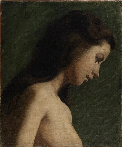 Study of a Young Woman, 1868, Thomas Eakins