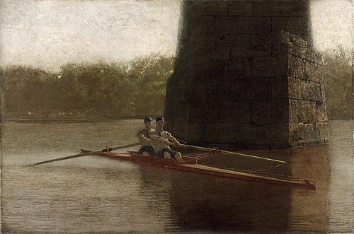 The Pair-Oared Shell, 1872, Thomas Eakins