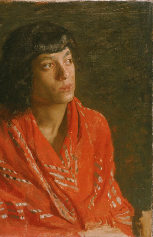 The Red Shawl, 1890, Thomas Eakins