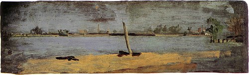 Delaware River Study, 1881, Thomas Eakins