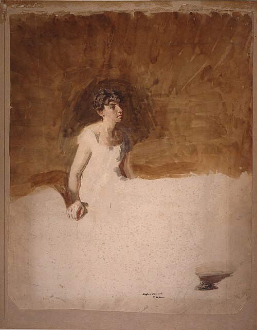 In the Studio, 1884, Thomas Eakins