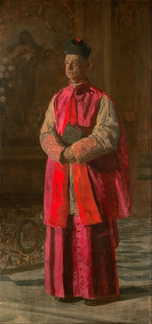 Monsignor James P. Turner, 1906, Thomas Eakins