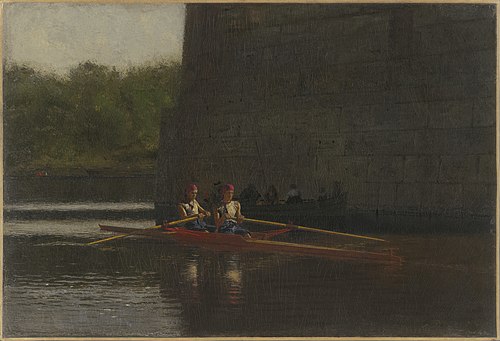 The Oarsmen (The Schreiber Brothers), 1874, Thomas Eakins