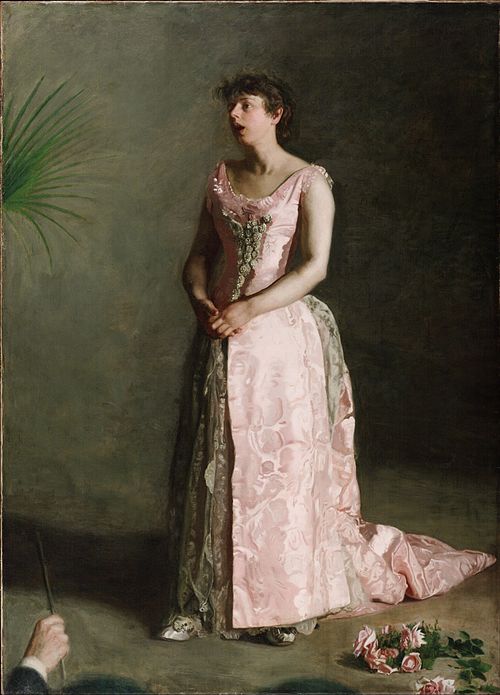La chanteuse de concert, 1890, Thomas Eakins