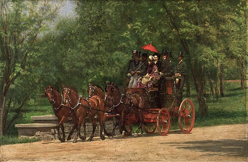 The Fairman Rogers Four-in-Hand, 1879, Thomas Eakins
