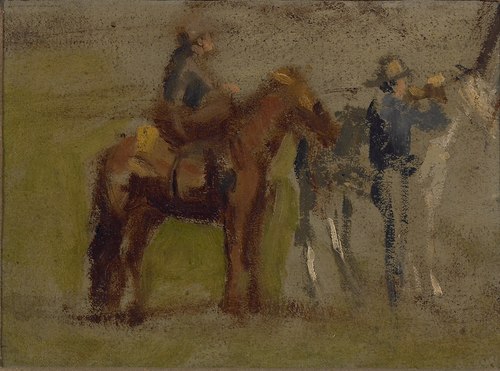 Study for "Cowboys in the Badlands", 1887, Thomas Eakins