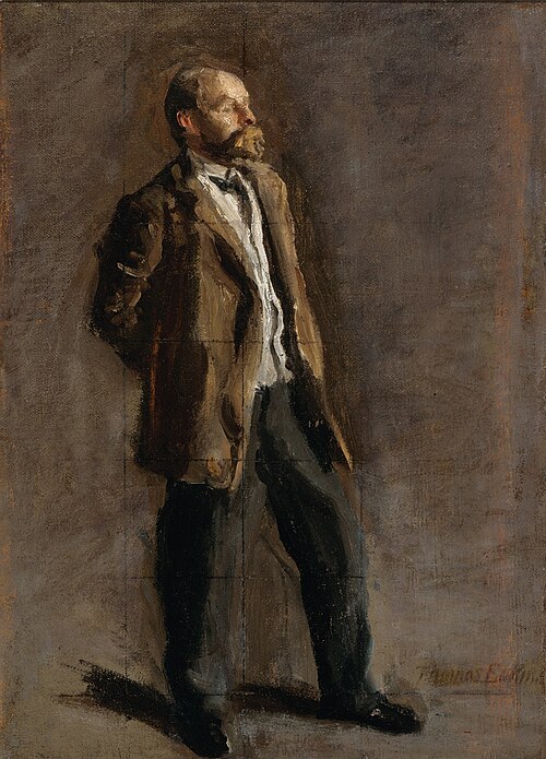 Study for Portrait of John McClure Hamilton, 1895, Thomas Eakins