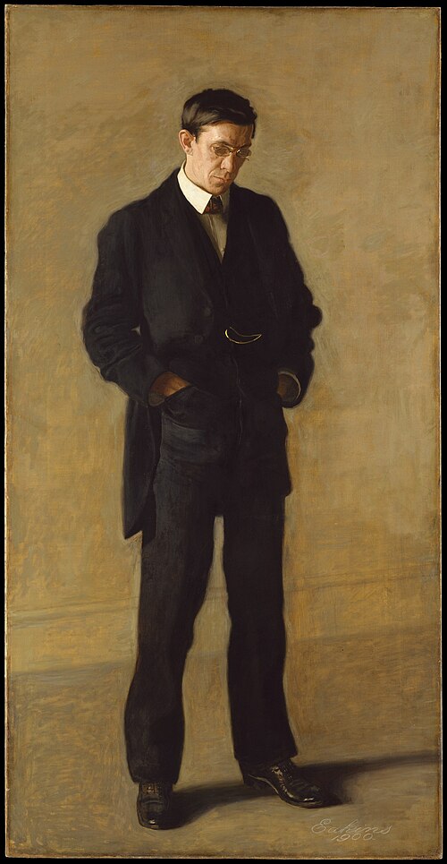 Le penseur: portrait de Louis N. Kenton, 1900, Thomas Eakins