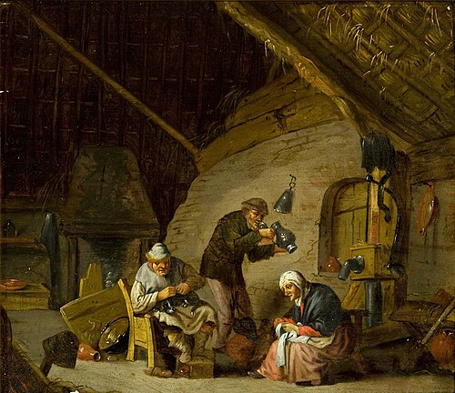 Interior with Figures, , Victor Honoré Janssens