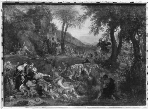 Moses Striking the Rock, , Victor Honoré Janssens