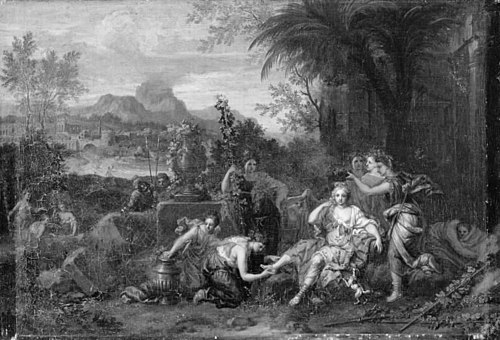 Landscape with Messalina's Wedding, 1704, Victor Honoré Janssens