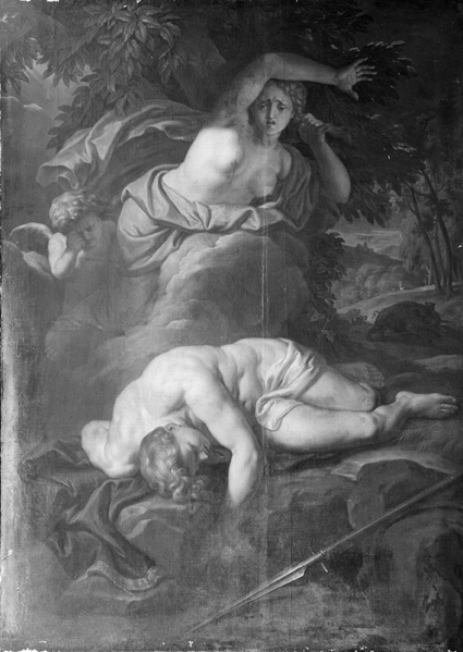 Venus Weeping over the Slain Adonis, 1704, Victor Honoré Janssens