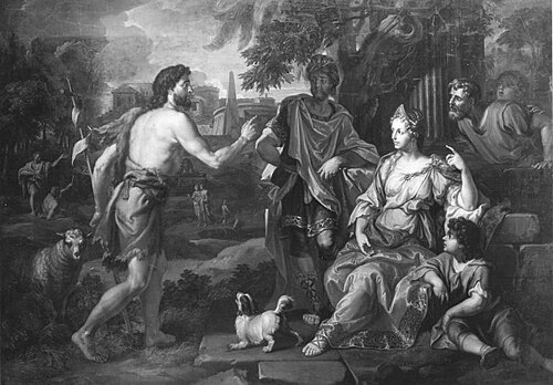 Johannes der Täufer vor Herodes, 1697, Victor Honoré Janssens