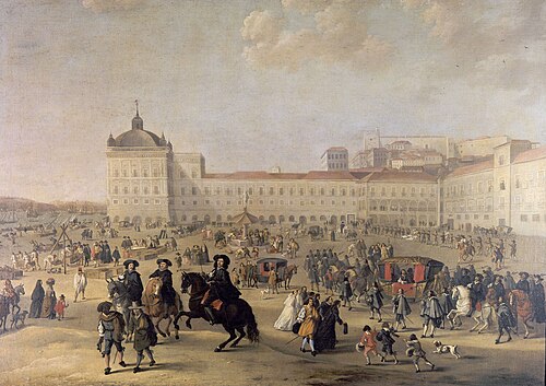 Palace Square of Lisbon in 1662, 1686, Dirck Stoop