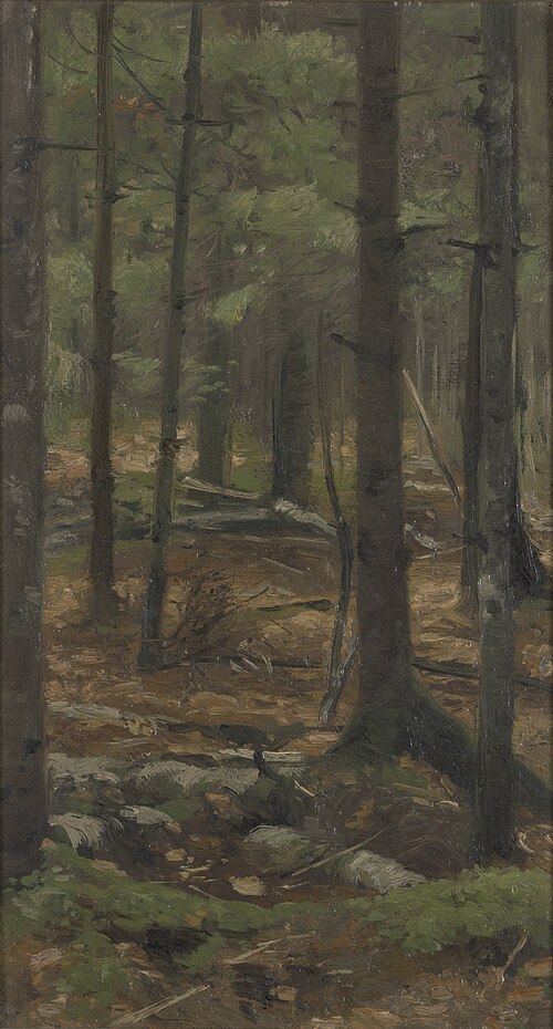 In het woud van Rominten, 1919, Richard Friese