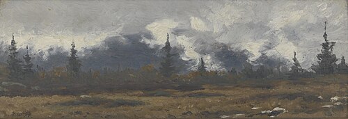 Buiig weer in Noorwegen, 1894, Richard Friese