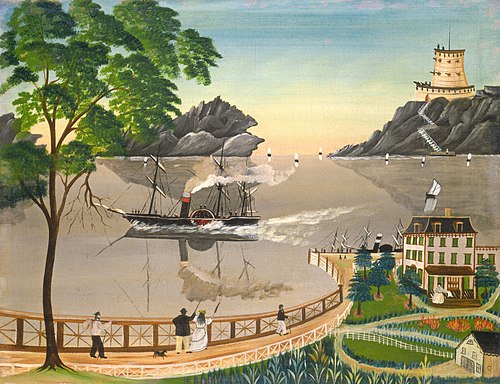 U.S. Mail Boat, 1855, Leila T. Bauman