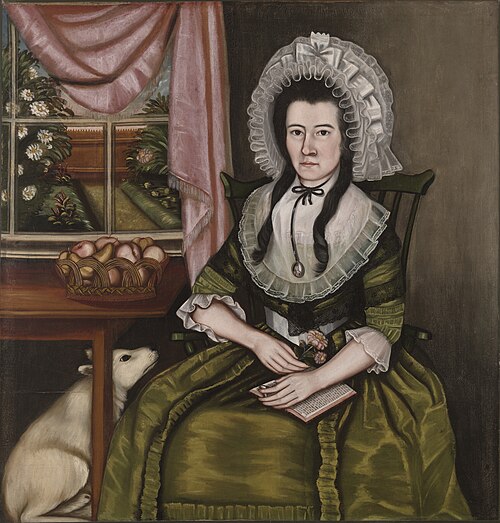 Mrs. Hezekiah Beardsley (née Elizabeth Davis, 1748/49–1790), 1789, The Beardsley Limner