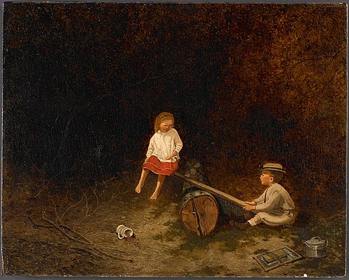 The Height of Her Ambition, 1878, Charles Caleb Ward