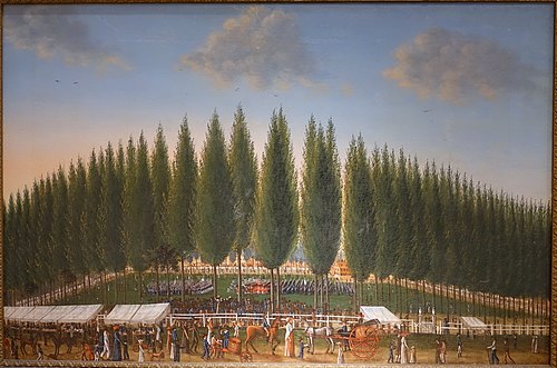 Salem Common on Training Day, 1808, George Ropes