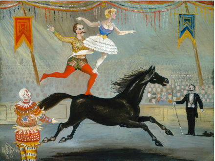 Bareback Riders, 1886, W.H. Brown