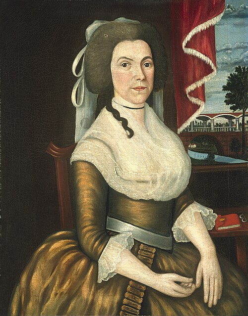 Mrs. Elizabeth Noyes Denison, 1790, The Denison Limner