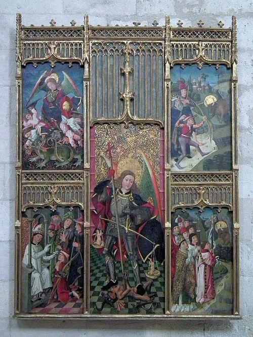 Altarpiece of Saint Michael (Corrales de Duero), 1500, Master of Osma