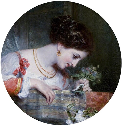 Stella in Rome, 1832, Richard Rothwell