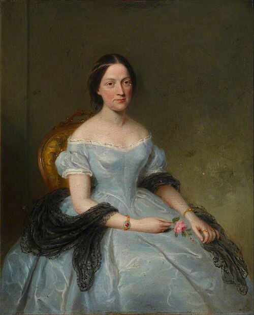 Mary Wollstonecraft Shelley (1797–1851), 1840, Richard Rothwell