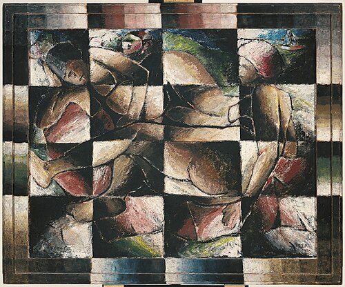 Akte am Strand, 1920, Arthur Segal