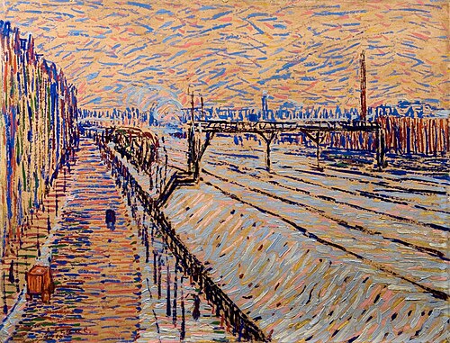 Railway, 1910, Arthur Segal