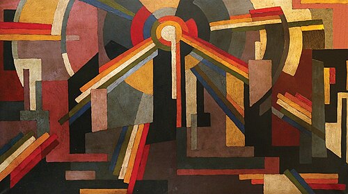 Composition Helgoland I, 1923, Arthur Segal