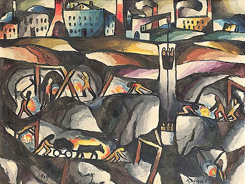 Mining, 1919, Arthur Segal