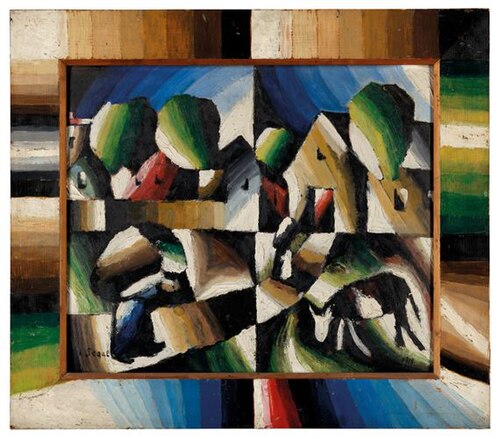 Die Lastträgerinnen, 1919, Arthur Segal
