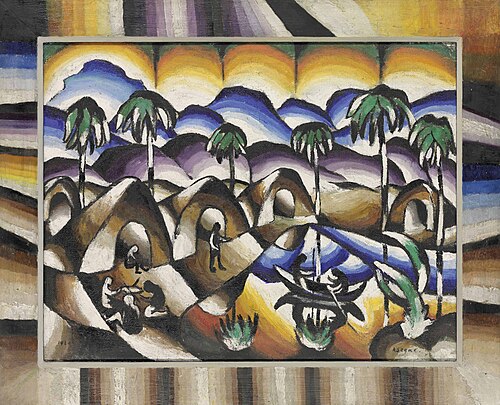 Ein Dorf, 1920, Arthur Segal
