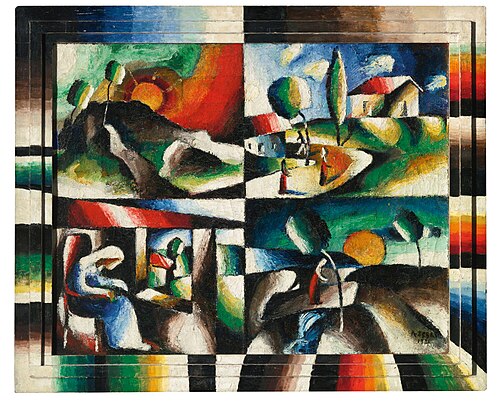 Ein Tag, 1921, Arthur Segal
