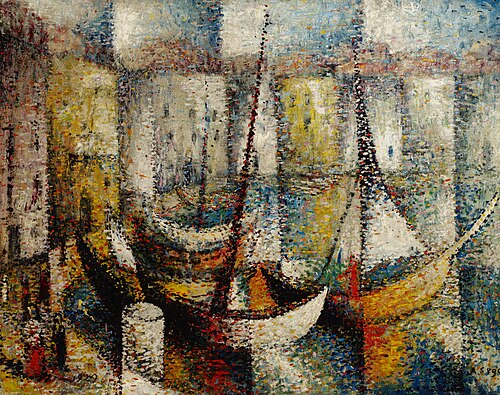 Harbor, La Ciotat, 1929, Arthur Segal