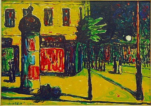 Arthur Segal: Street Scene in Berlin, 1912, Arthur Segal