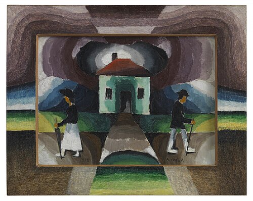 Trennung (Zyklus Dramen, 1918, Arthur Segal