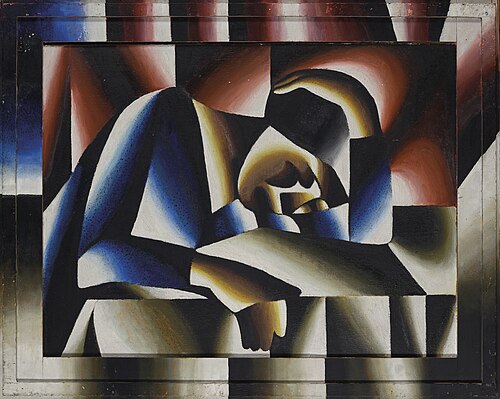 Sleeping woman, 1925, Arthur Segal